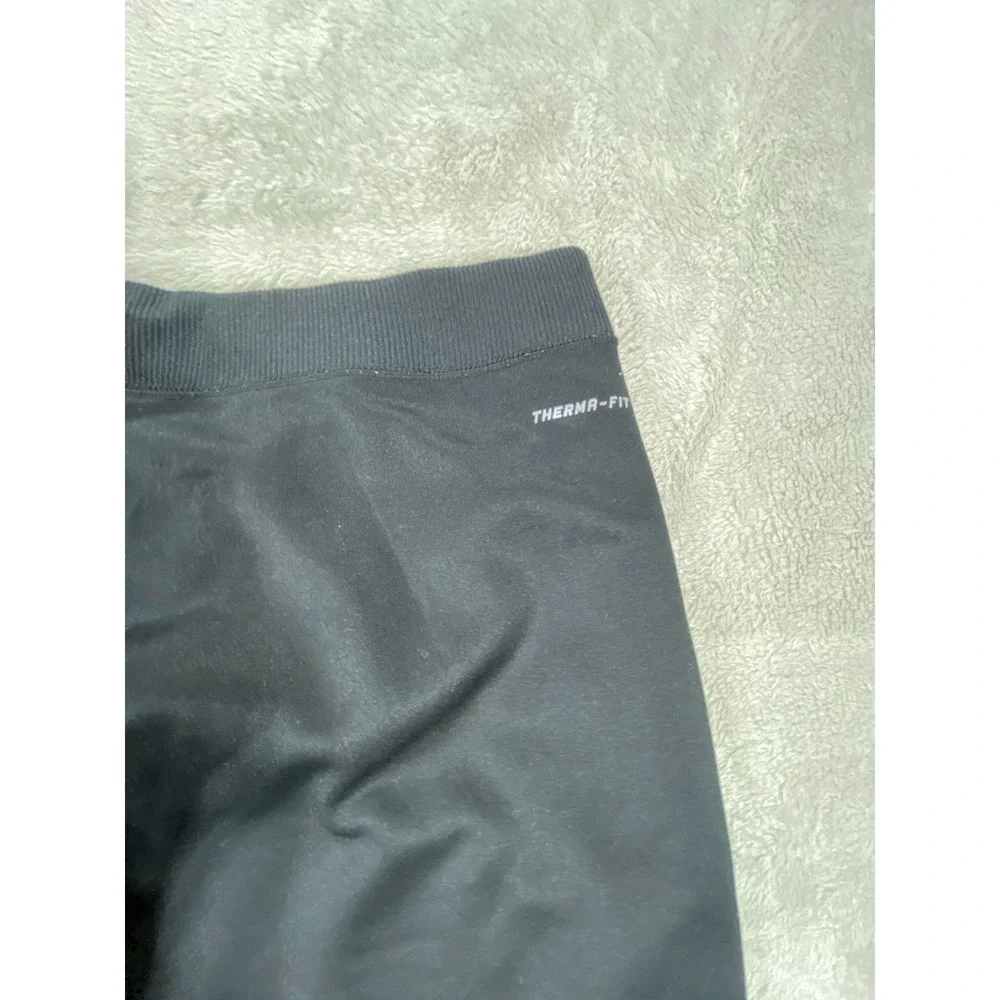 Nike Track Pants Mens XL Black Fleece‎ Lined Ankle Zip Therma-Fit Slash Pockets